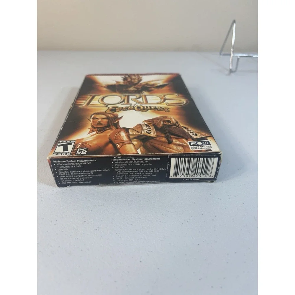 Lords of EverQuest (PC 2003) Small Box PC GAME Great Condition. Complete/Poster